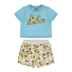 Moschino Kids Baby Boy's Blue Set T-Shirt & Bermuda