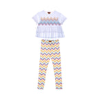 Missoni Kids Girl's Colorful Set T-Shirt & Leggings