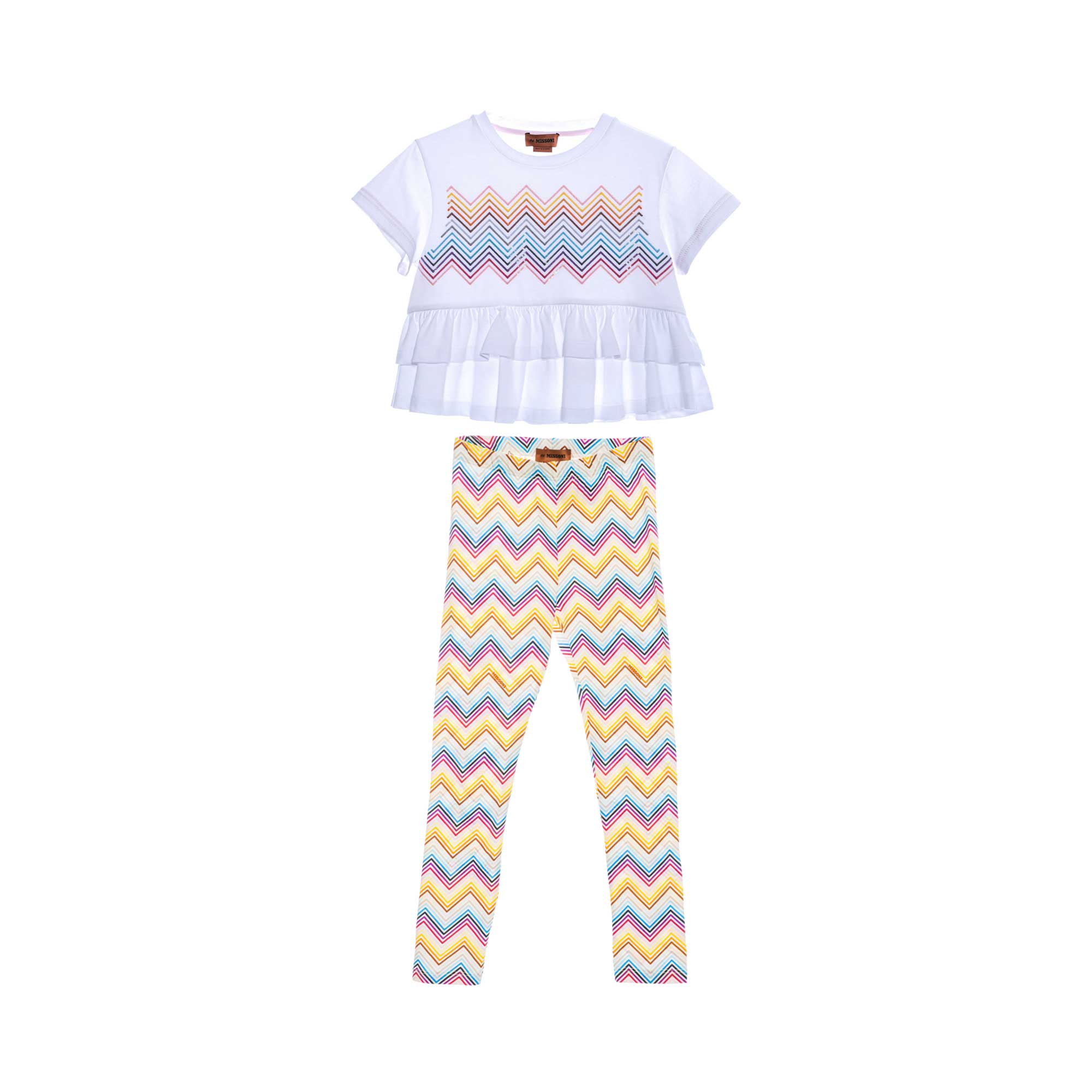 Missoni Kids Girl's Colorful Set T-Shirt & Leggings