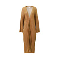 Momoni Women's Caramel Long Cardigan