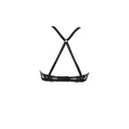 Fleur Of England Embroidered Onyx Strap Balcony Bra