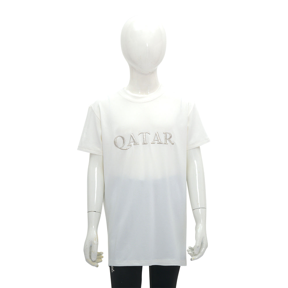 Pear Qatar Off-White Set Top & Leggings