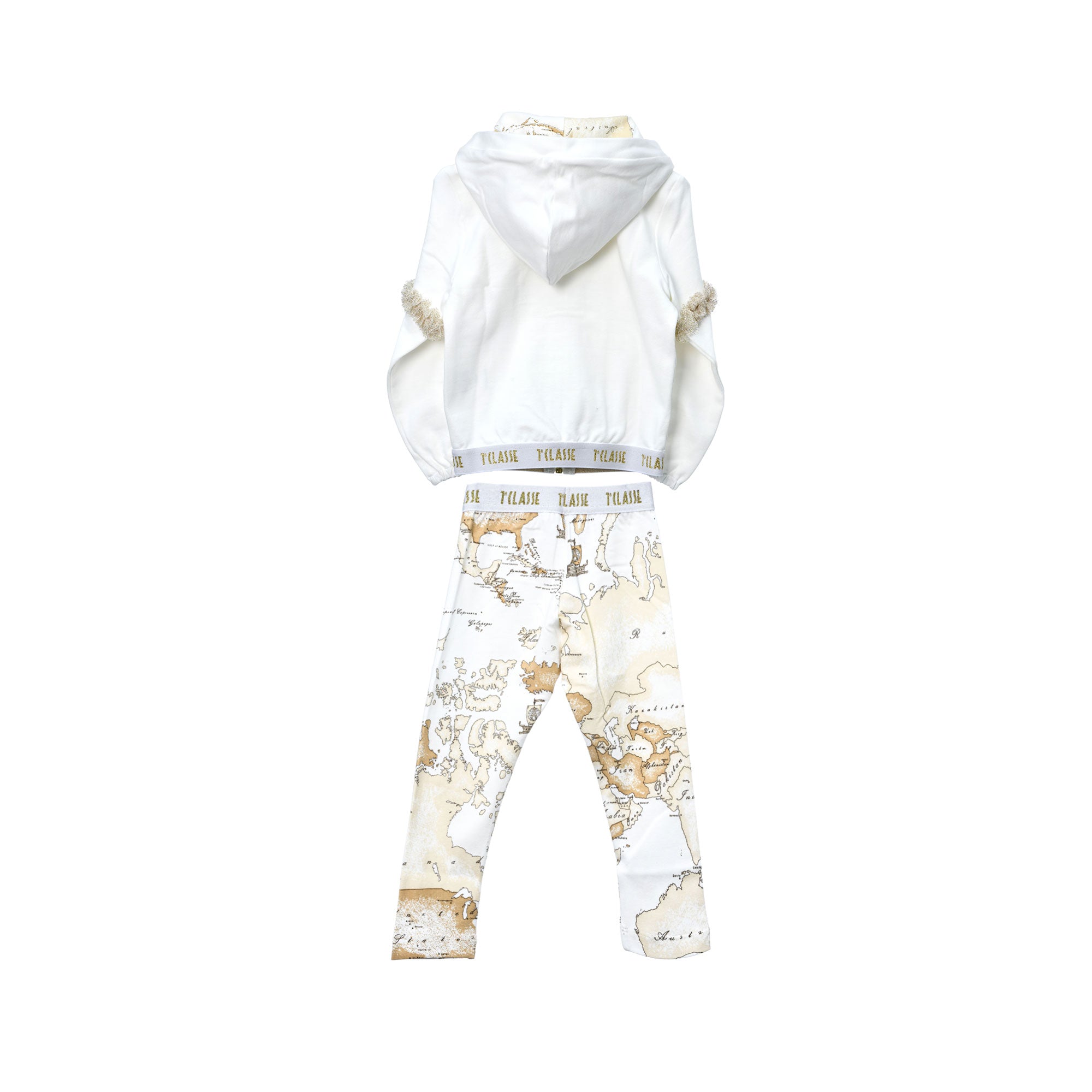 Alviero Martini Kids Girl's Cream Jogging Suit