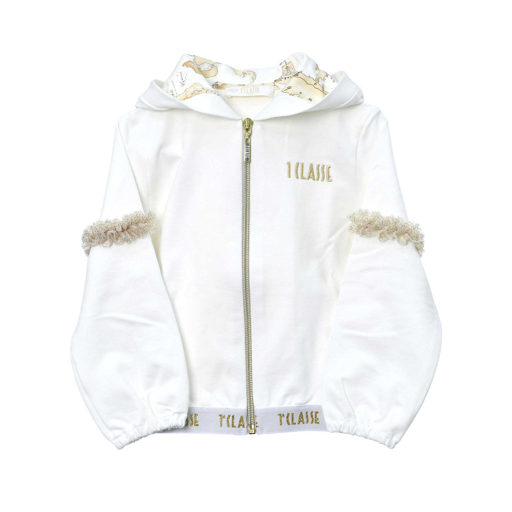 Alviero Martini Kids Girl's Cream Jogging Suit