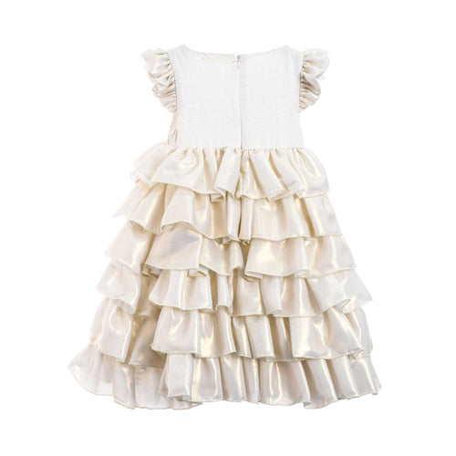 Alviero Martini Kids Girl's Gold Dress