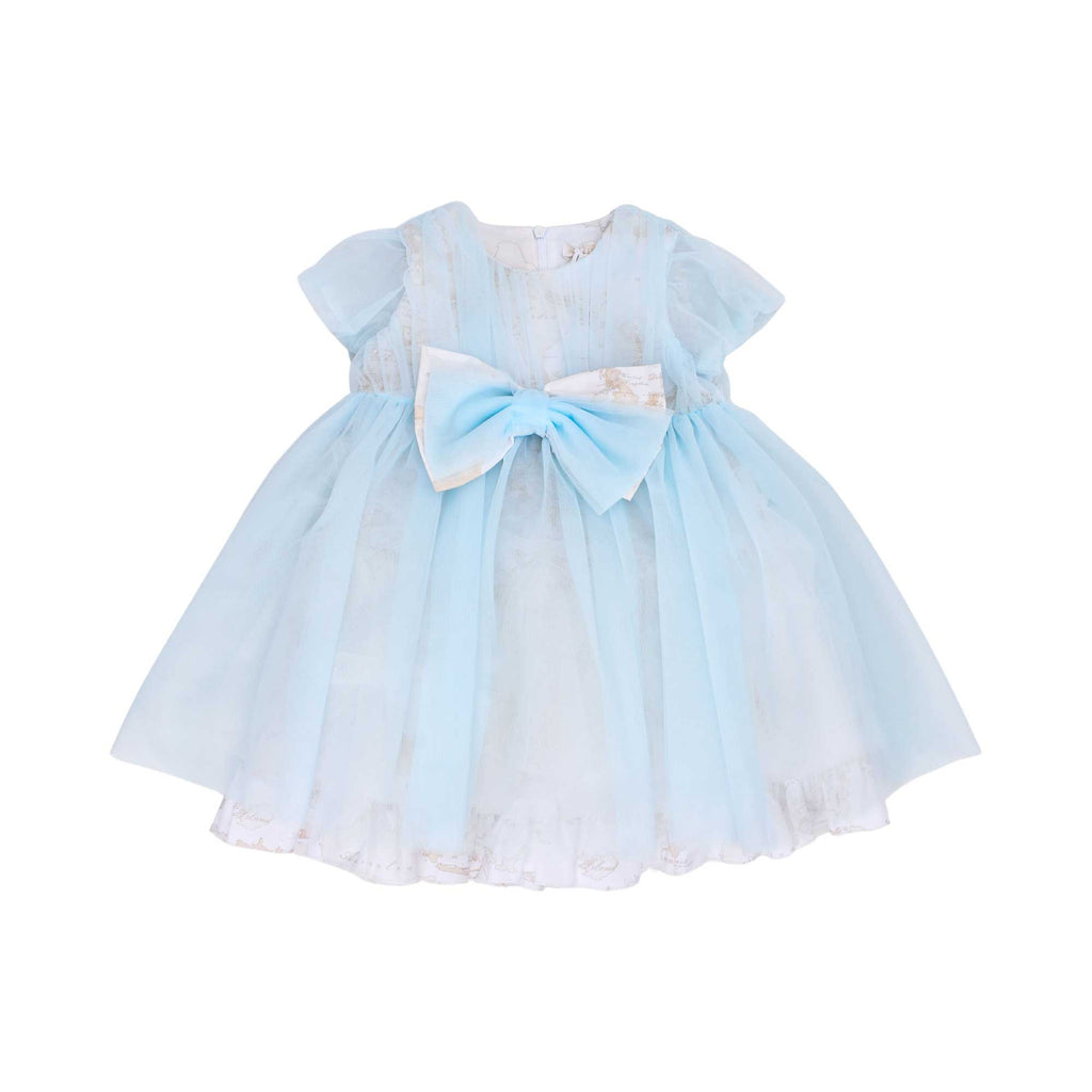 Alviero Martini Kids Girl's Blue Geo Dress