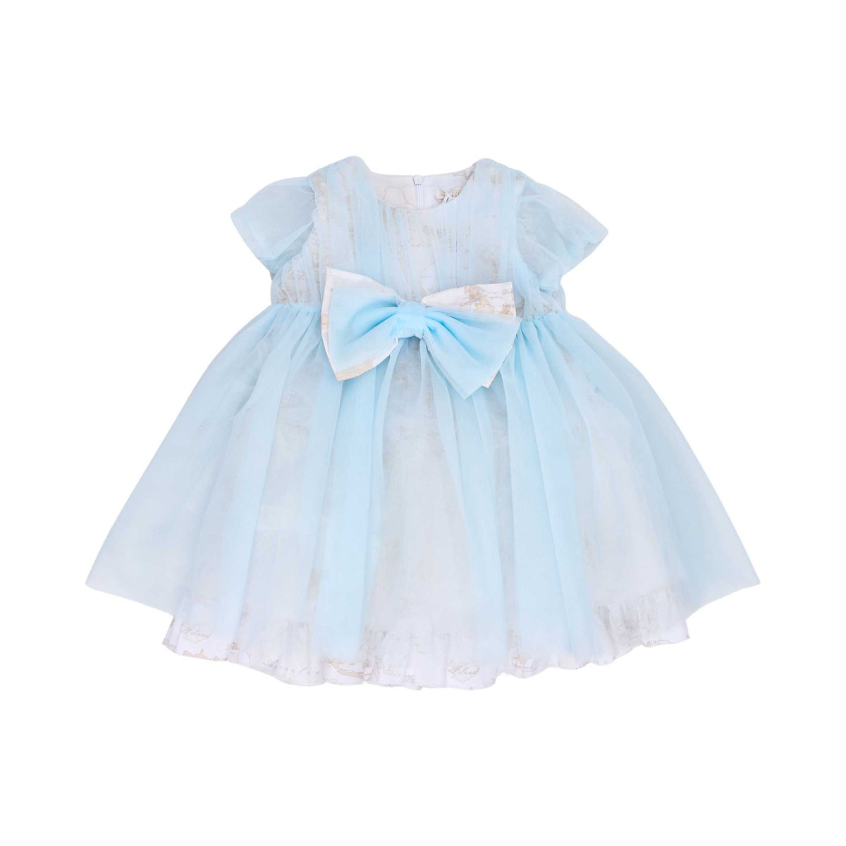 Alviero Martini Kids Girl's Blue Geo Dress