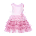 Primi Eventi Kids Girl's Pink Set Dress & Hairband