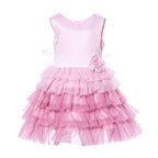 Primi Eventi Kids Girl's Pink Set Dress & Hairband