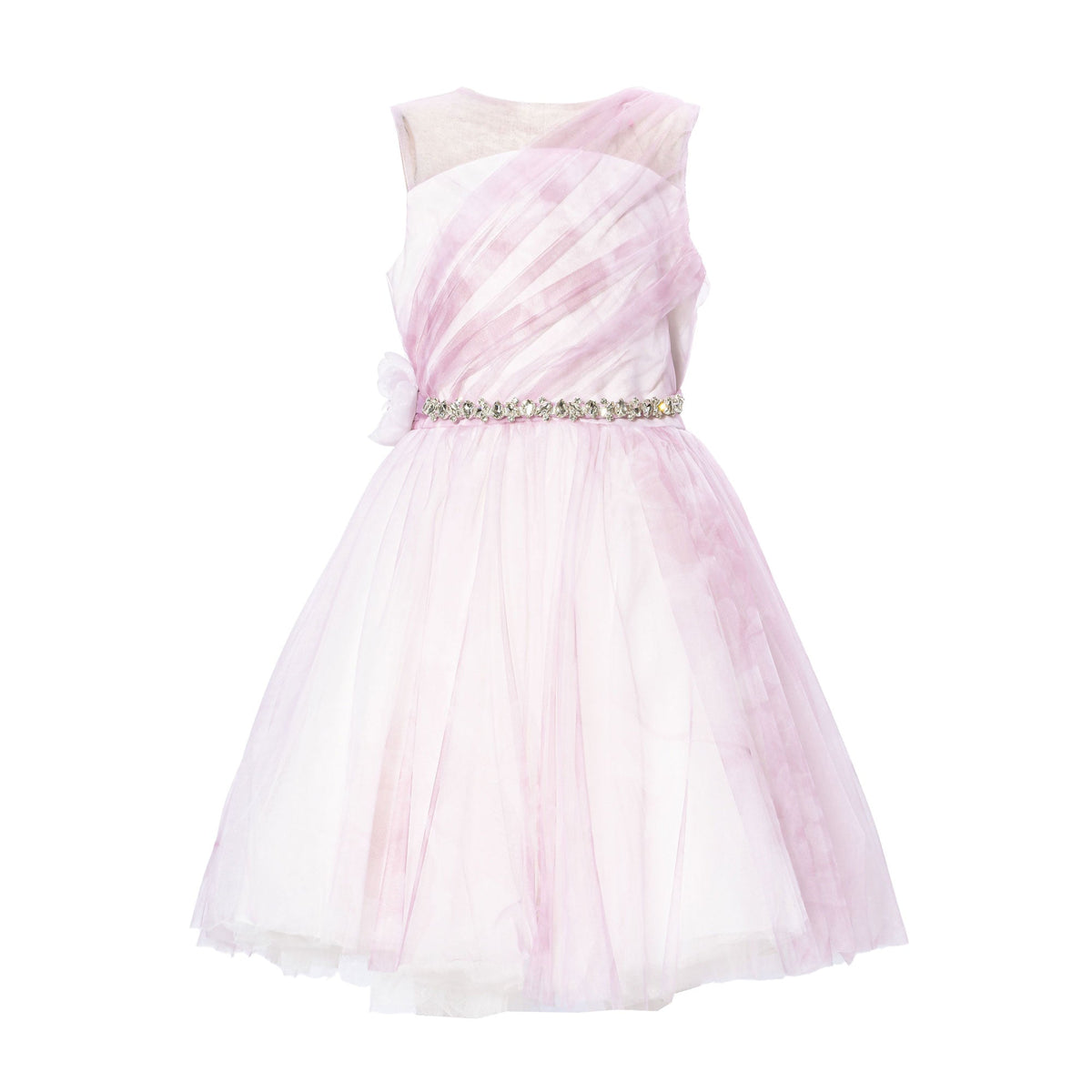 Primi Eventi Kids Girl's Light Pink Set Dress & Hairband