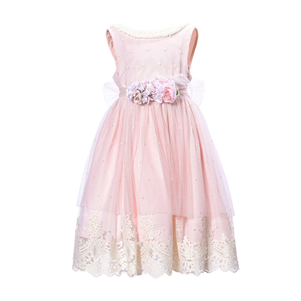 Primi Eventi Kids Girl's Light Pink Dress