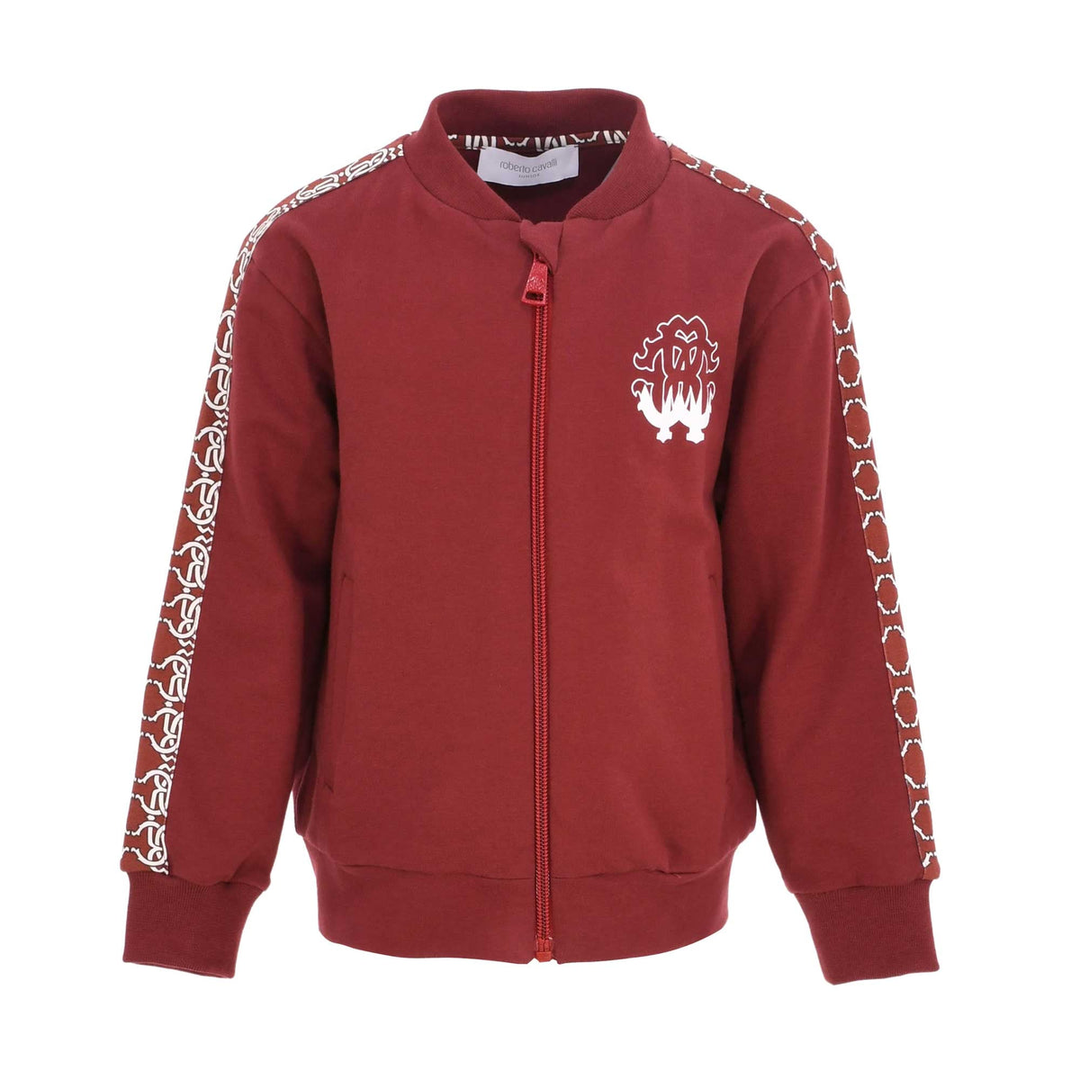 Roberto Cavalli Kids Slogan Print  Bordeaux Tracksuit