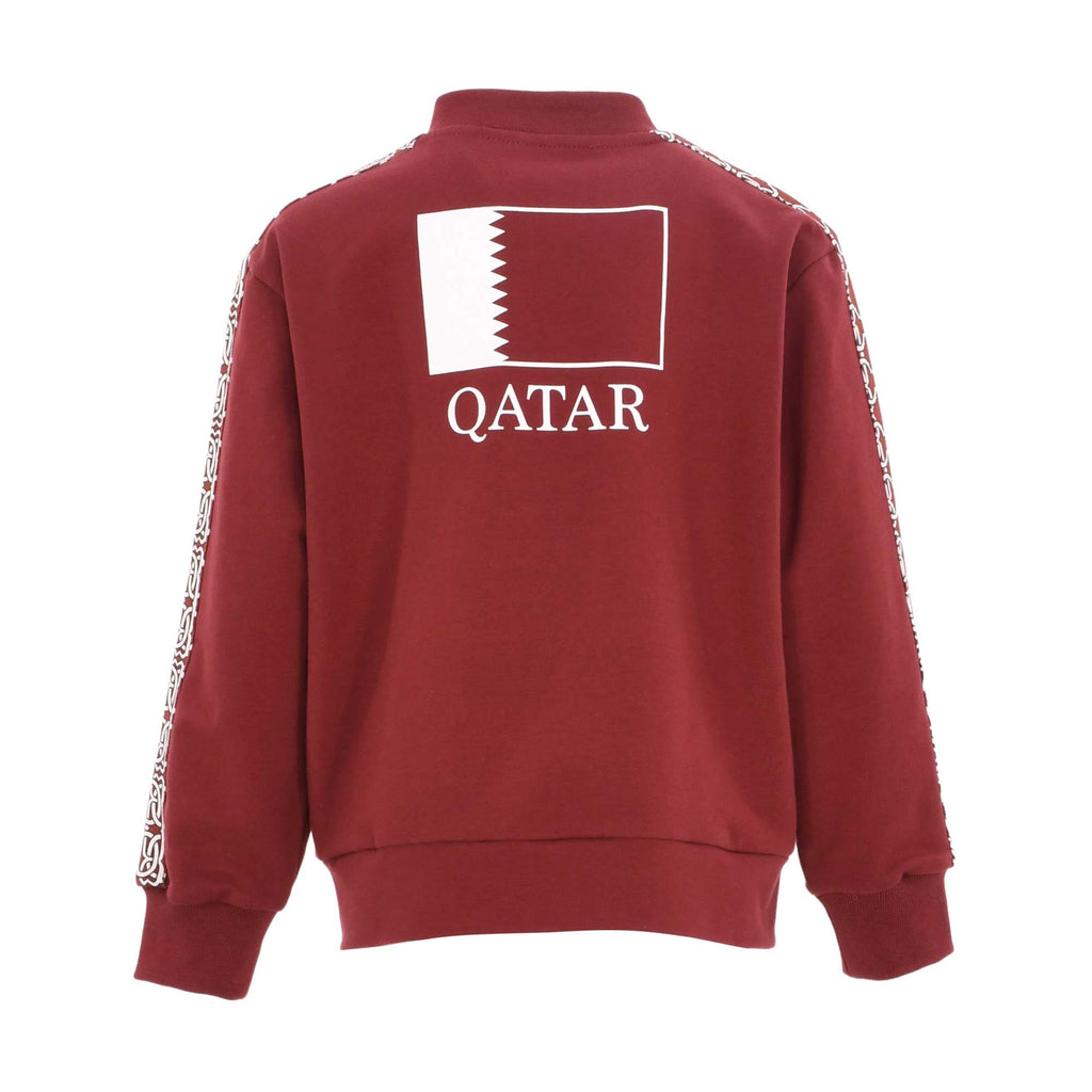 Roberto Cavalli Kids Slogan Print  Bordeaux Tracksuit