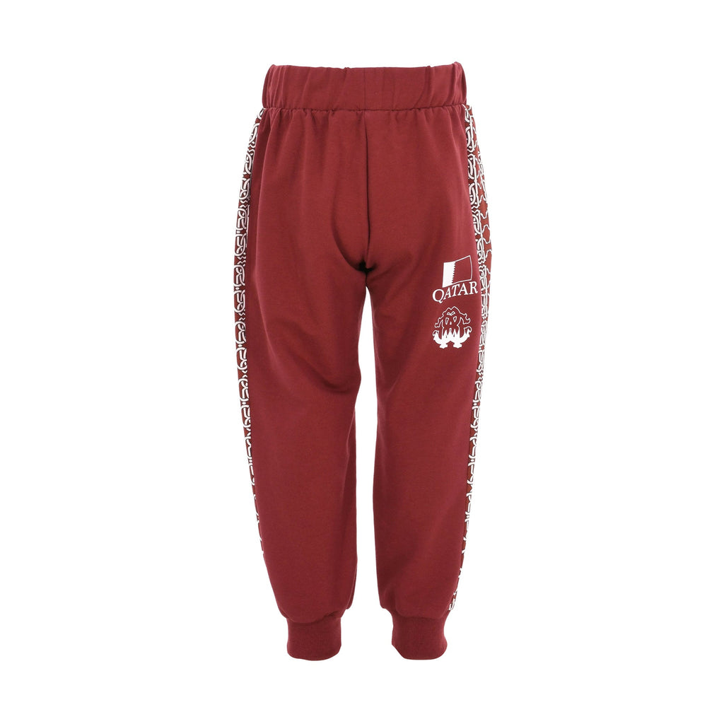 Roberto Cavalli Kids Slogan Print  Bordeaux Tracksuit