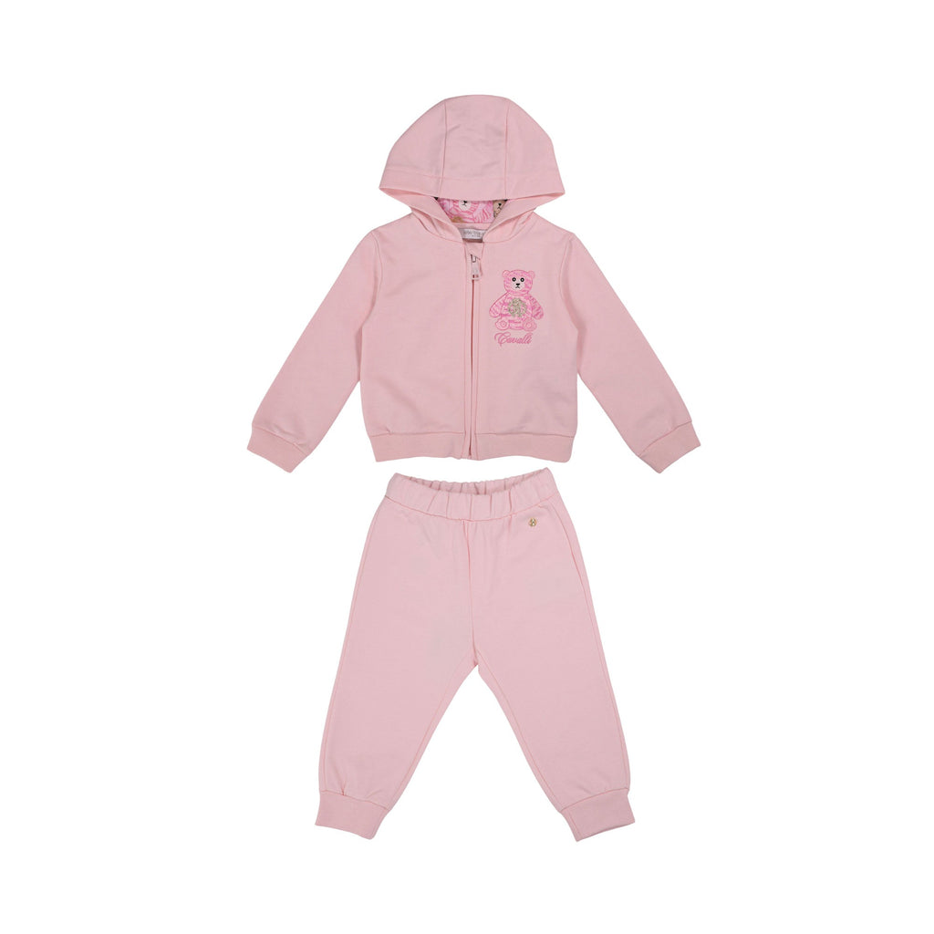 Roberto Cavalli Kids Baby Girl's Pink Jogging Suit
