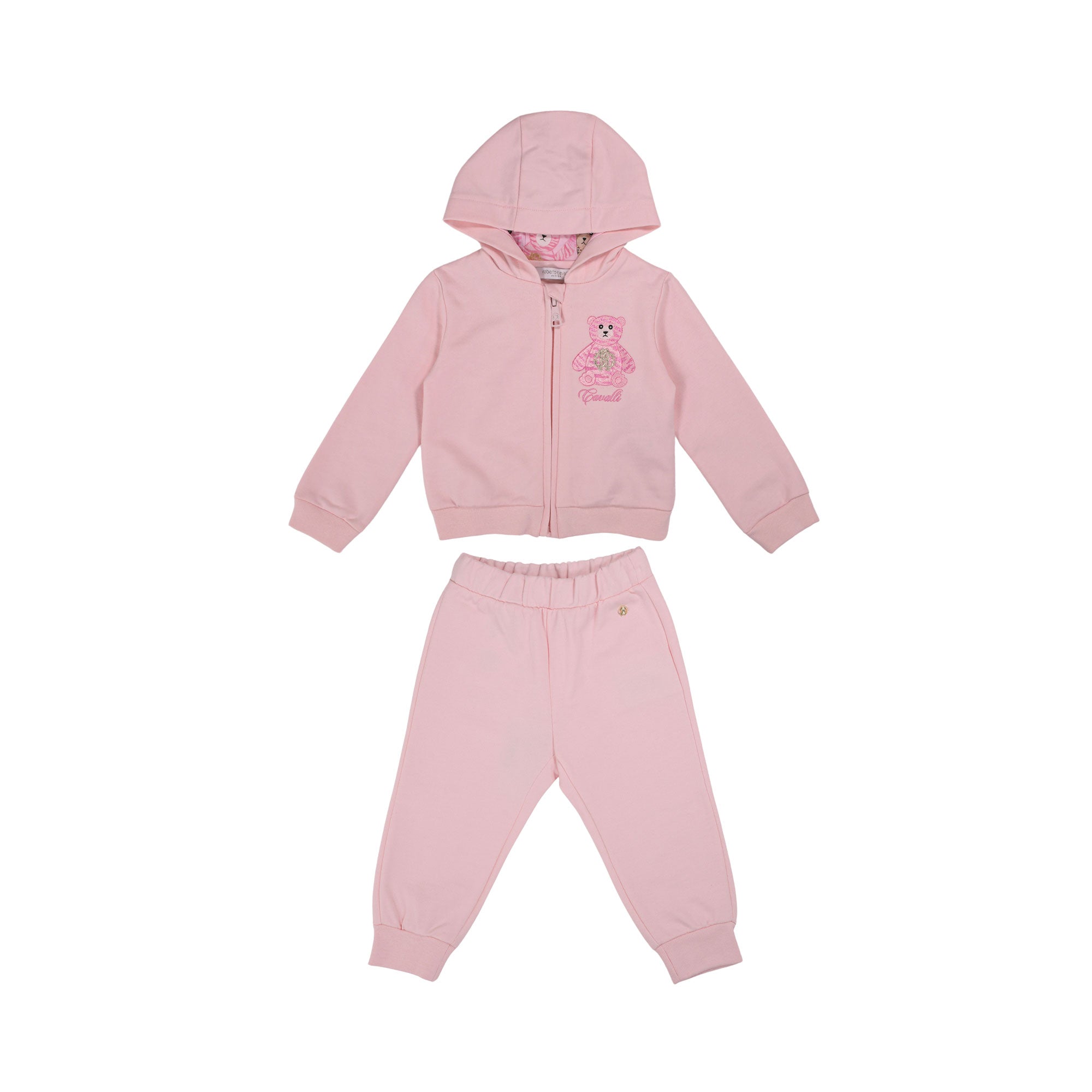 Roberto Cavalli Kids Baby Girl's Pink Jogging Suit