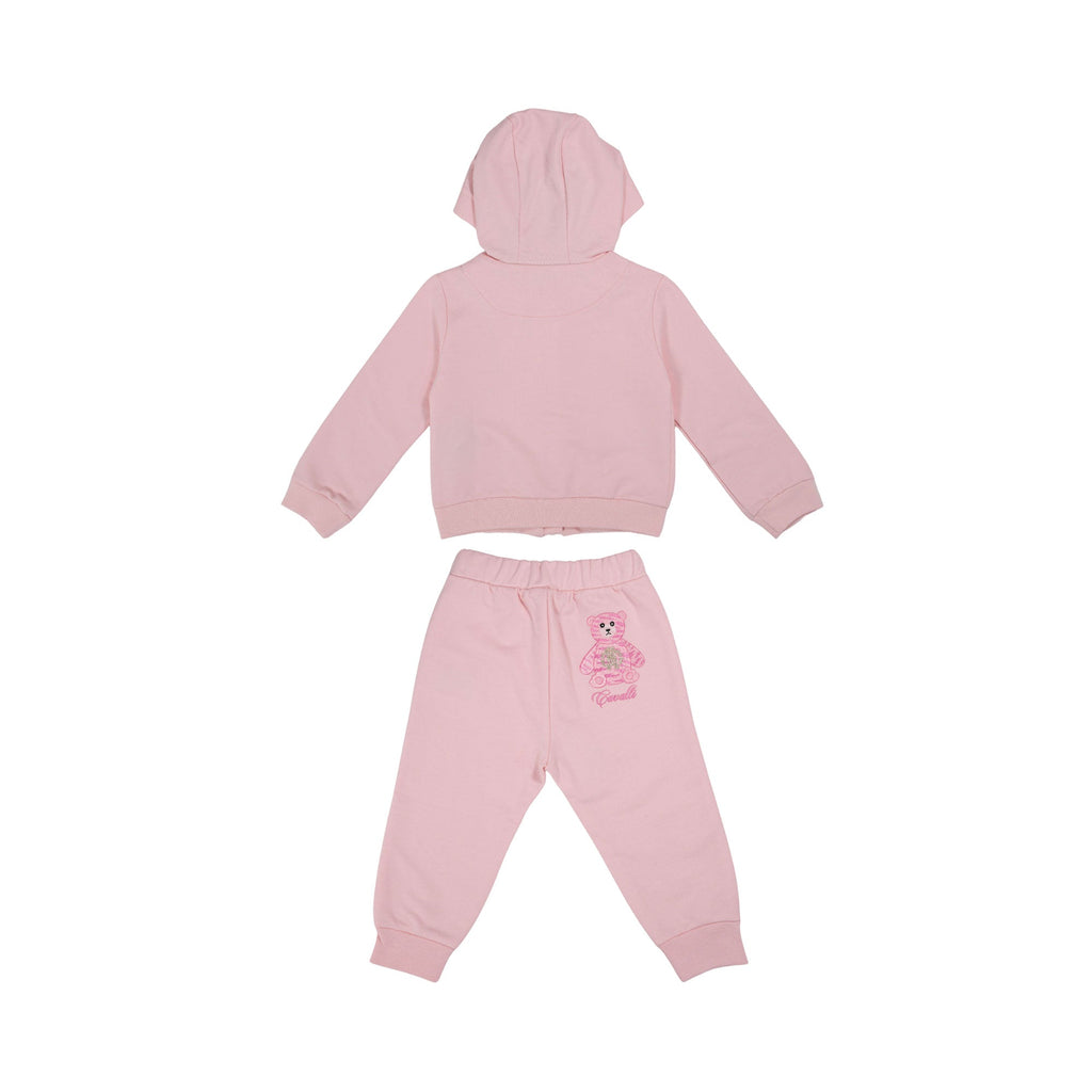 Roberto Cavalli Kids Baby Girl's Pink Jogging Suit