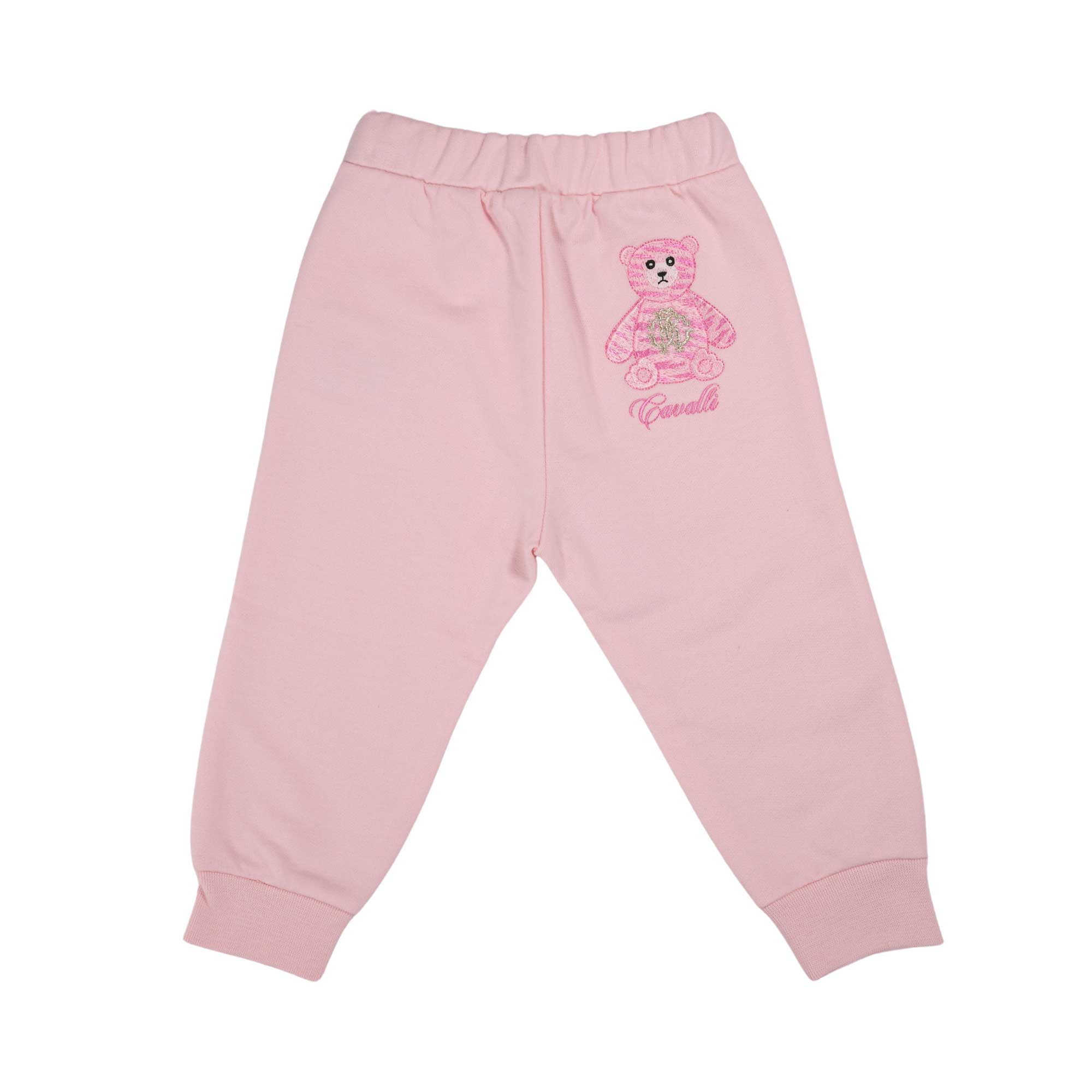 Roberto Cavalli Kids Baby Girl's Pink Jogging Suit