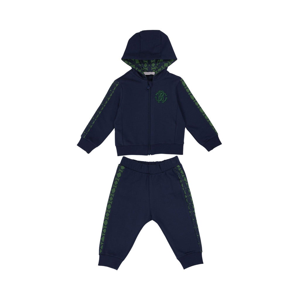 Roberto Cavalli Kids Baby Boy's Navy Jogging Suit