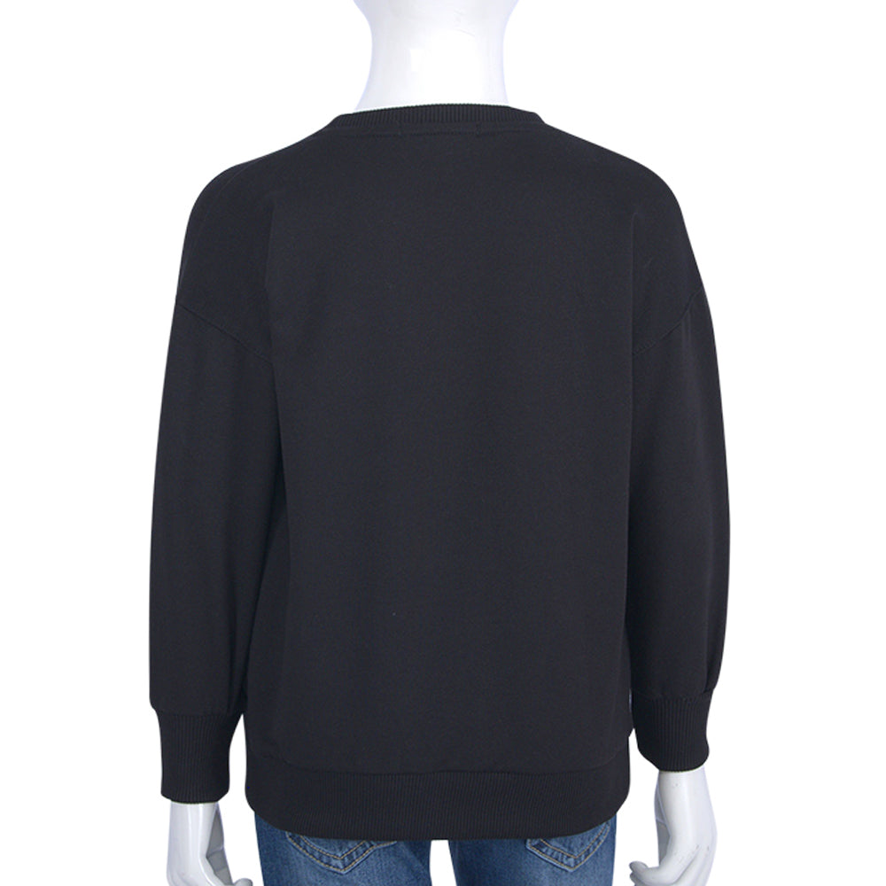 Roberto Cavalli Black & Coffee & Nude Sweatshirt
