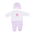 Roberto Cavalli Kids New Born Baby Girl's Set Sleepsuit & Hat
