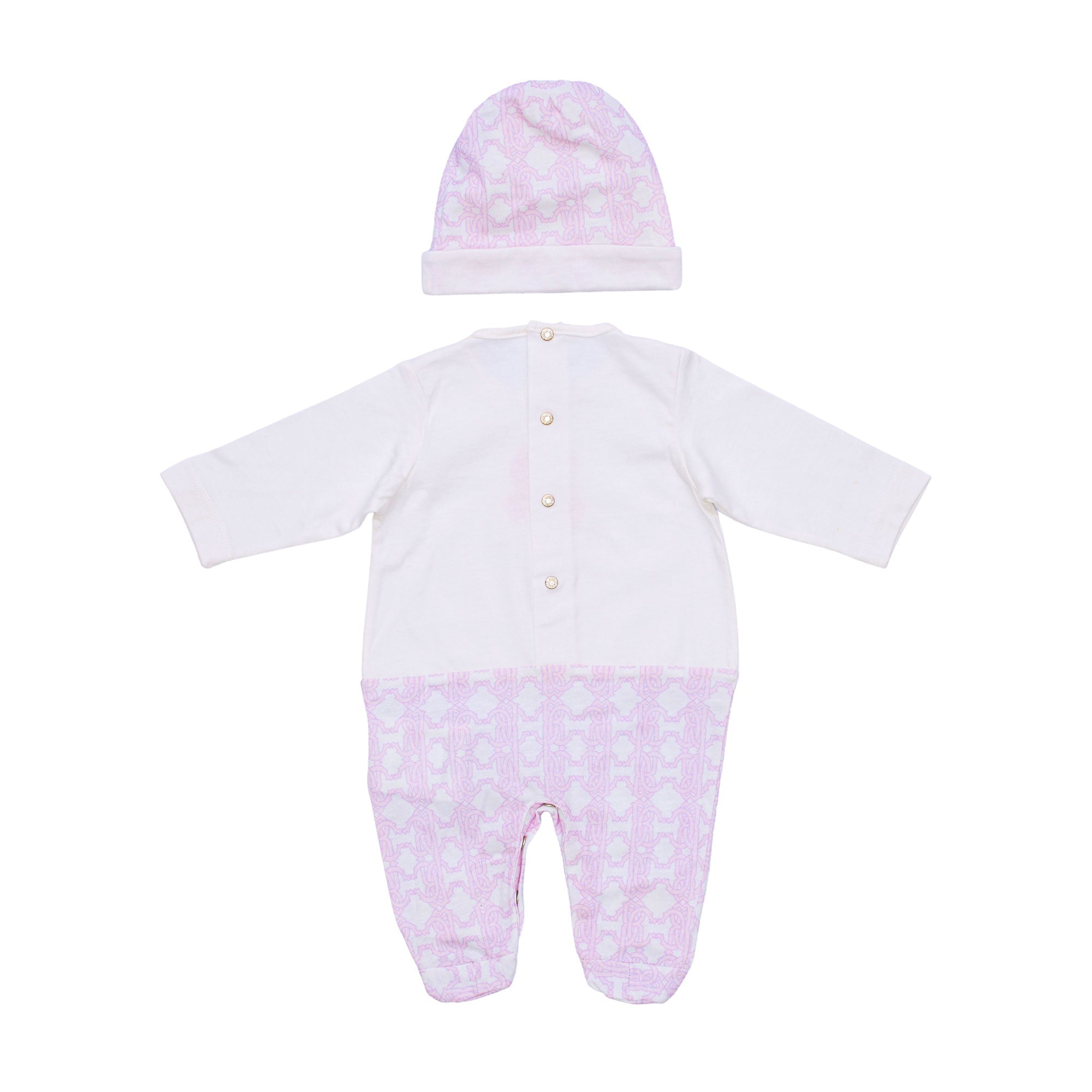 Roberto Cavalli Kids New Born Baby Girl's Set Sleepsuit & Hat