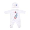 Roberto Cavalli Kids New Born Baby Girl's White Set Sleepsuit & Hat