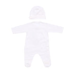 Roberto Cavalli Kids New Born Baby Girl's White Set Sleepsuit & Hat