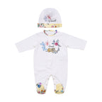 Roberto Cavalli Kids New Born Baby Girl's White Set Sleepsuit & Hat