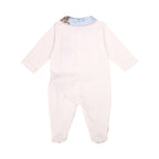Roberto Cavalli Kids New Born White & Blue Sleepsuit Set