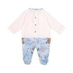 Roberto Cavalli Kids New Born Boy's White & Blue Sleepsuit Set