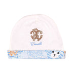 Roberto Cavalli Kids New Born Boy's White & Blue Sleepsuit Set