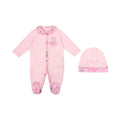 Roberto Cavalli Kids New Born Girl's Pink Sleepsuit Set