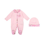 Roberto Cavalli Kids New Born Girl's Pink Sleepsuit Set