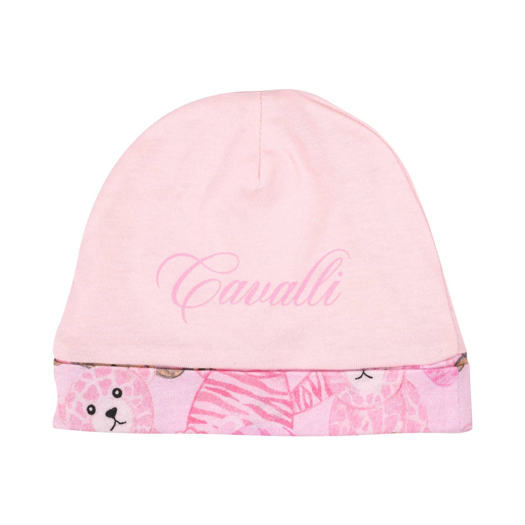 Roberto Cavalli Kids New Born Girl's Pink Sleepsuit Set