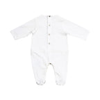 Roberto Cavalli Kids New Born White & Gold Sleepsuit Set