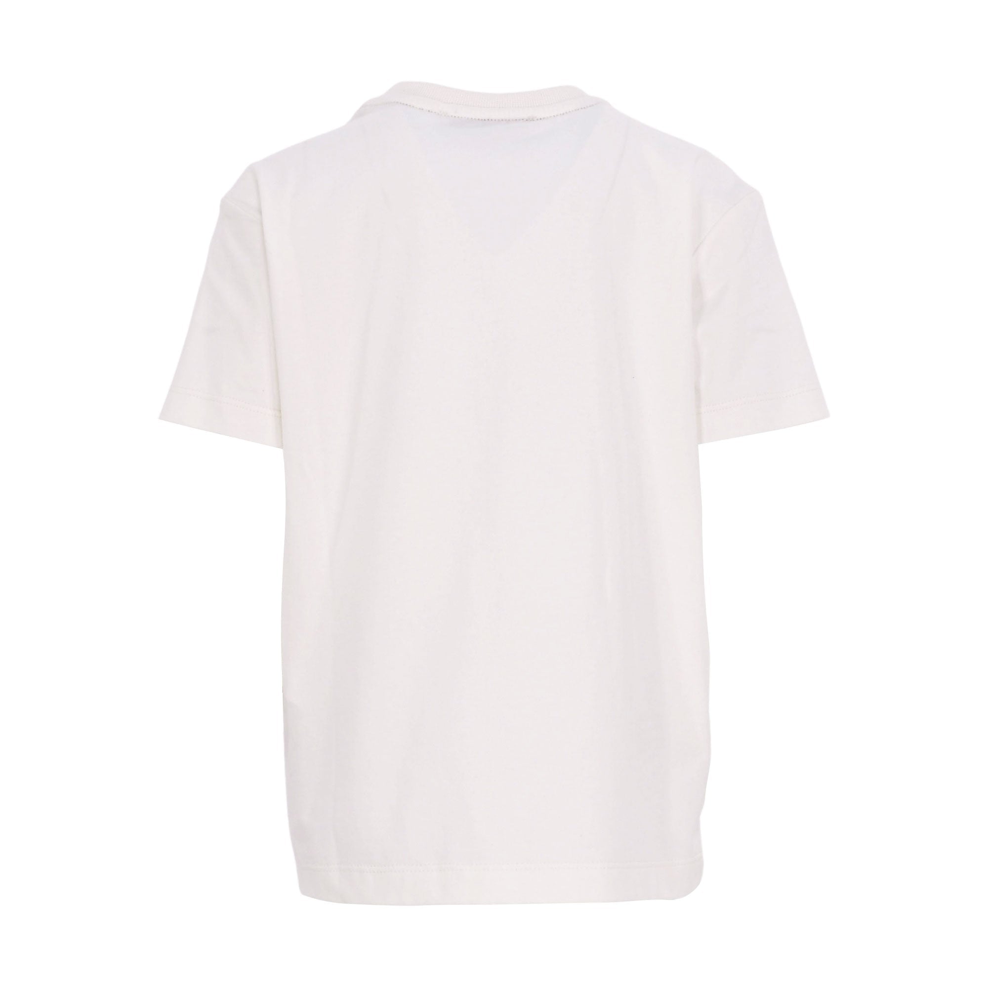 Roberto Cavalli Kids Slogan Print White T-Shirt