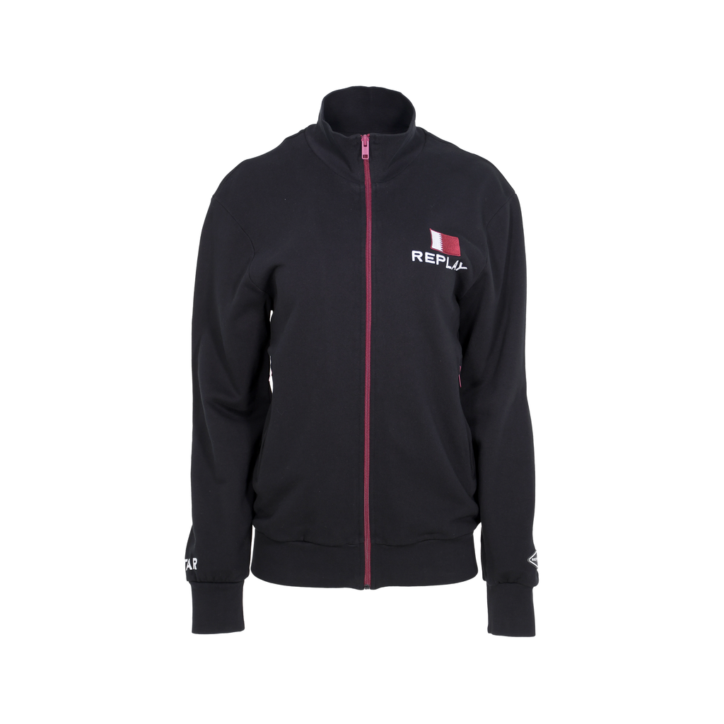 Replay Men's Cotton Fleece Black Sweatshirt