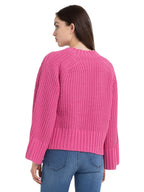 Replay Women's Cropped Chenille Knitwear