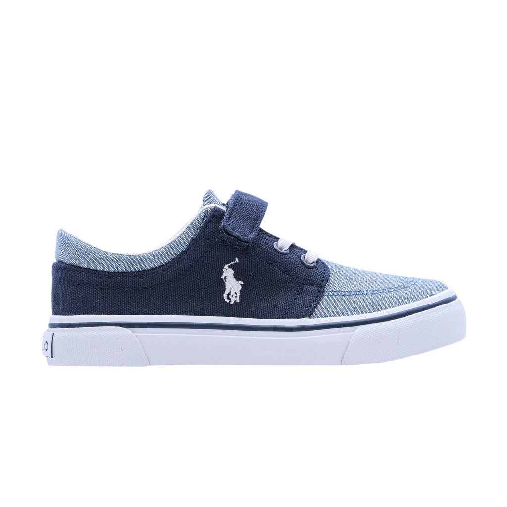Polo Ralph Lauren Kids Boy's Navy Blue Sneaker