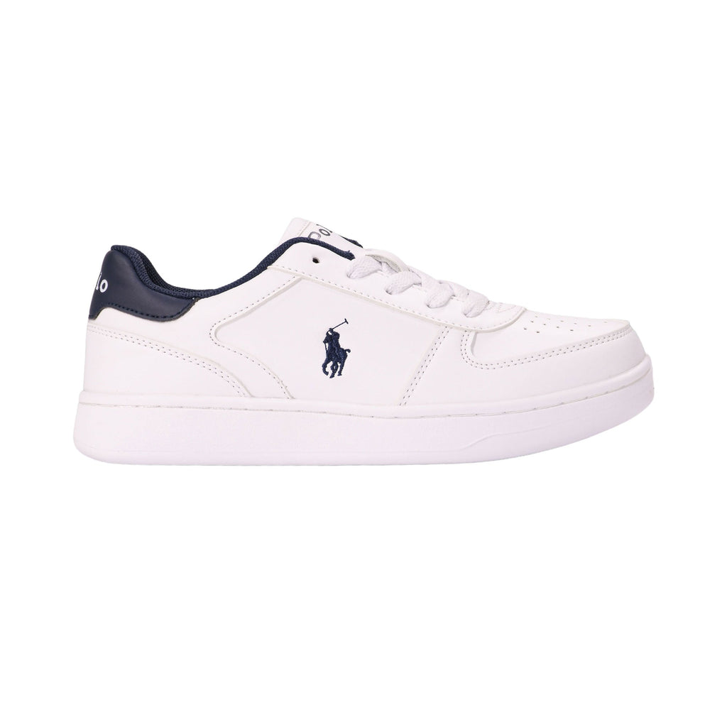 Polo Ralph Lauren Kids Boy's White Sneakers