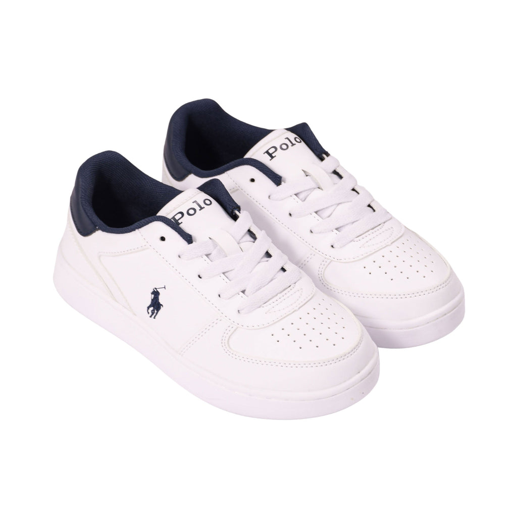 Polo Ralph Lauren Kids Boy's White Sneakers