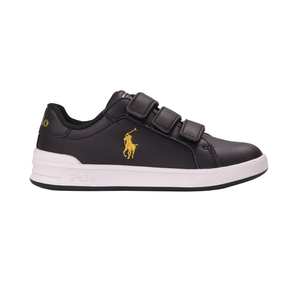 Polo Ralph Lauren Kids Boy's Black Sneakers