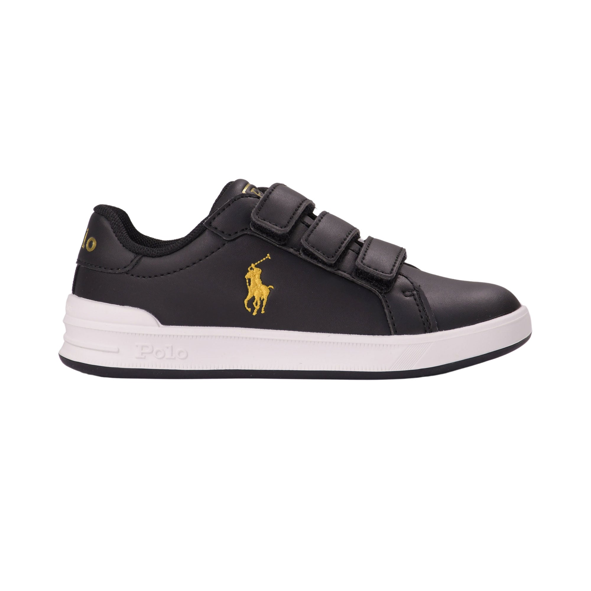 Polo Ralph Lauren Kids Boy's Black Sneakers