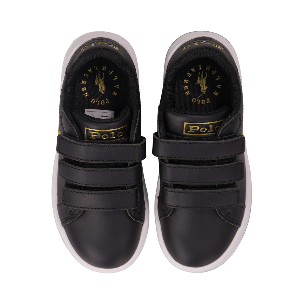 Polo Ralph Lauren Kids Boy's Black Sneakers