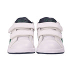 Polo Ralph Lauren Kids حذاء رياضي أبيض بطبعة دب للأولاد