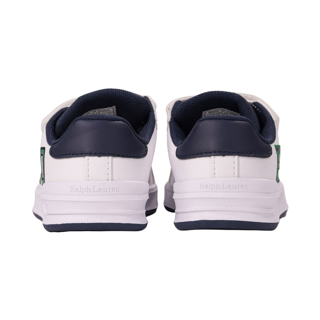 Polo Ralph Lauren Kids Boy's White Logo Trainers