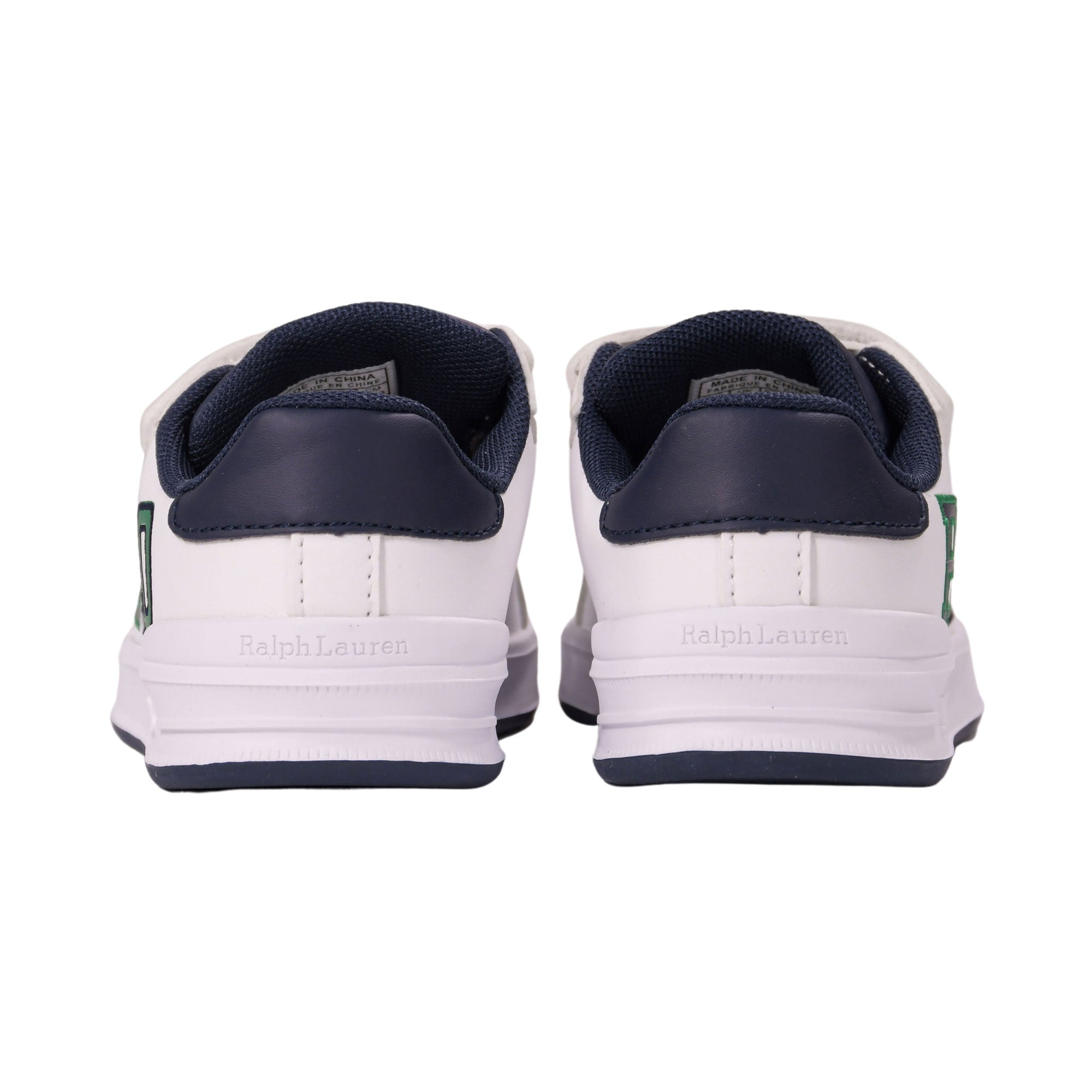 Polo Ralph Lauren Kids Boy's White Logo Trainers