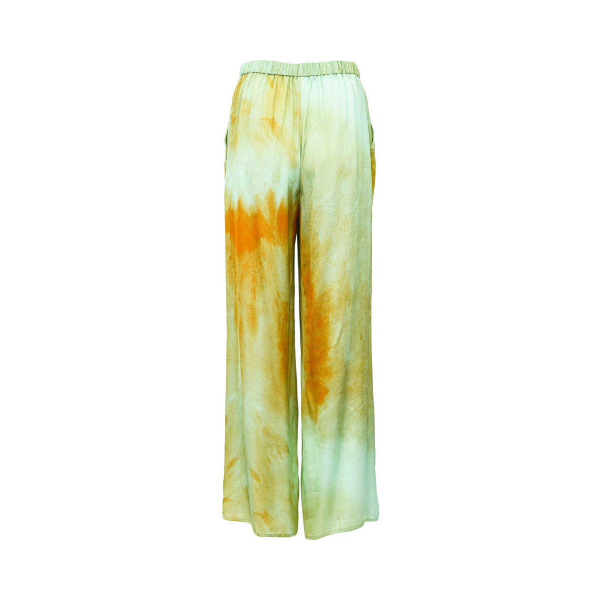 Sfizio Women's Tie Dye Shiny Print Pant