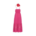 Sfizio Women's Silky Pink Lover Dress